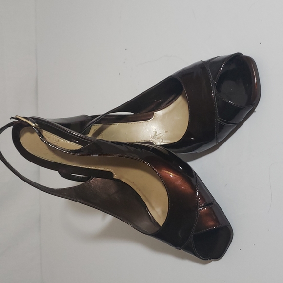 Alex Marie, Brown Patent Leather, Size 8.5, Sling-back - Picture 5 of 8